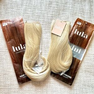 Set of 2 Halo Hair Extensions in Ash Blonde
